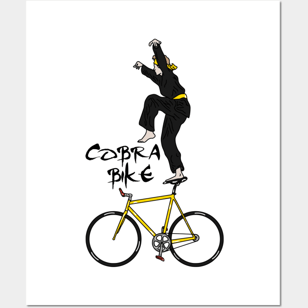 Cobra Bike (Black version) Wall Art by p3p3ncil